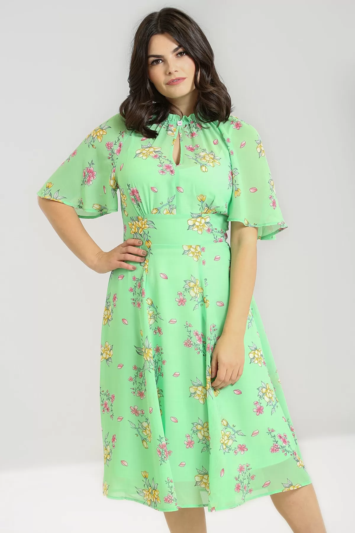 Midi Dresses*Hell Bunny Adelina Dress Mint