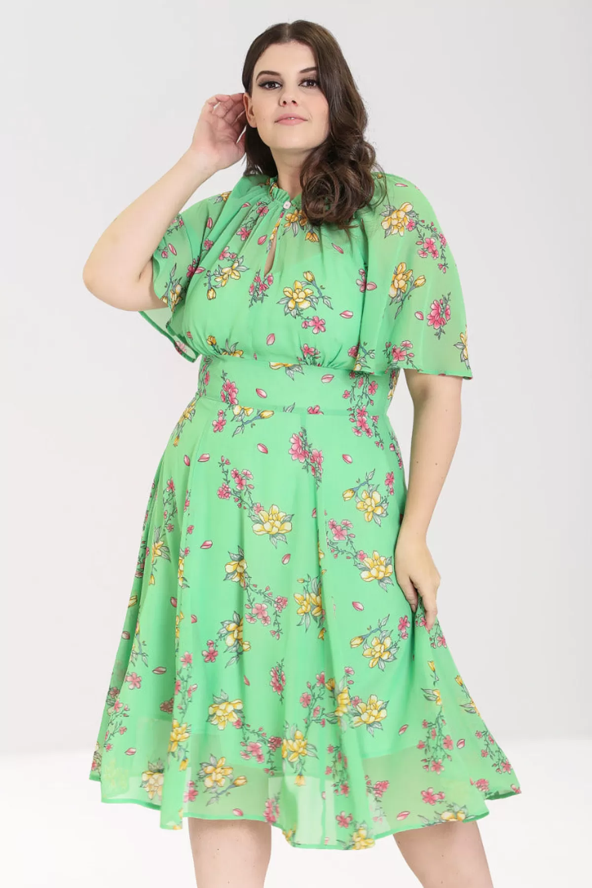 Midi Dresses*Hell Bunny Adelina Dress Mint