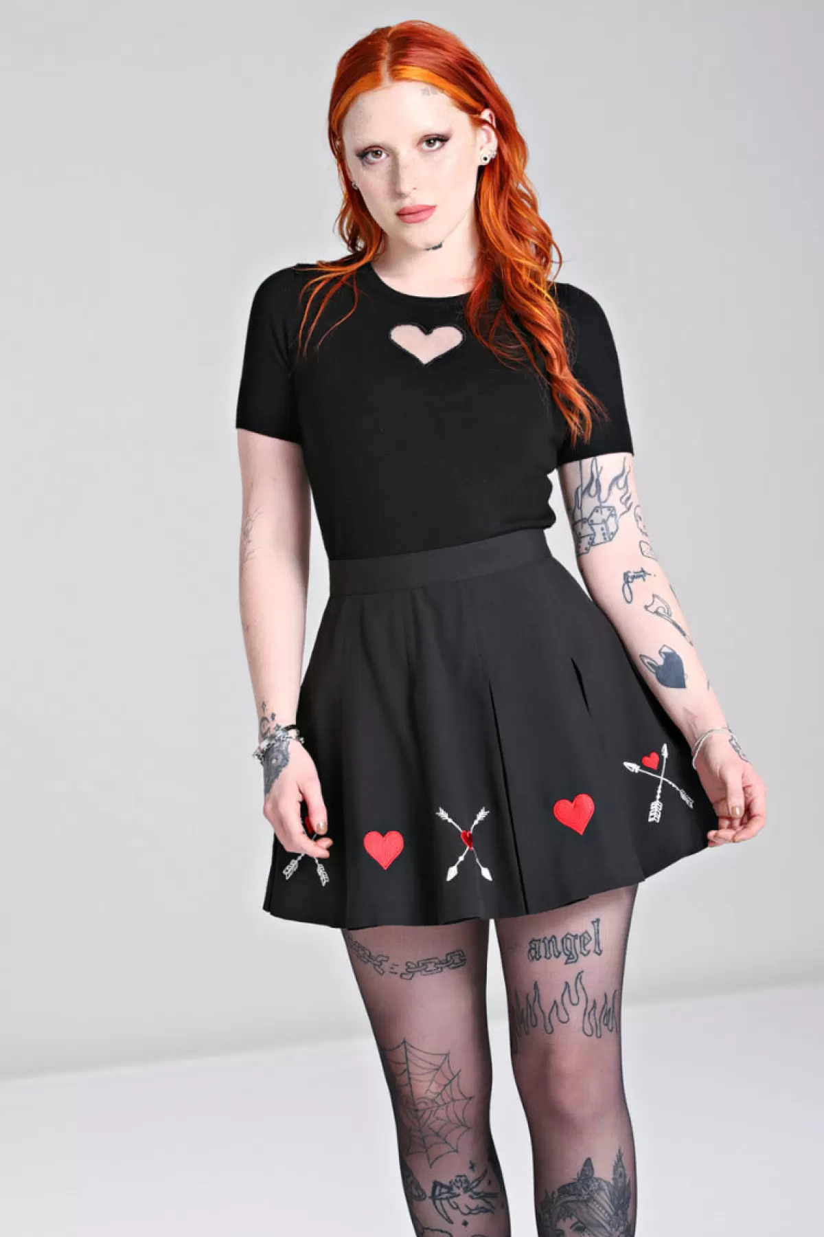 Mini Skirts*Hell Bunny Amy Skirt Black