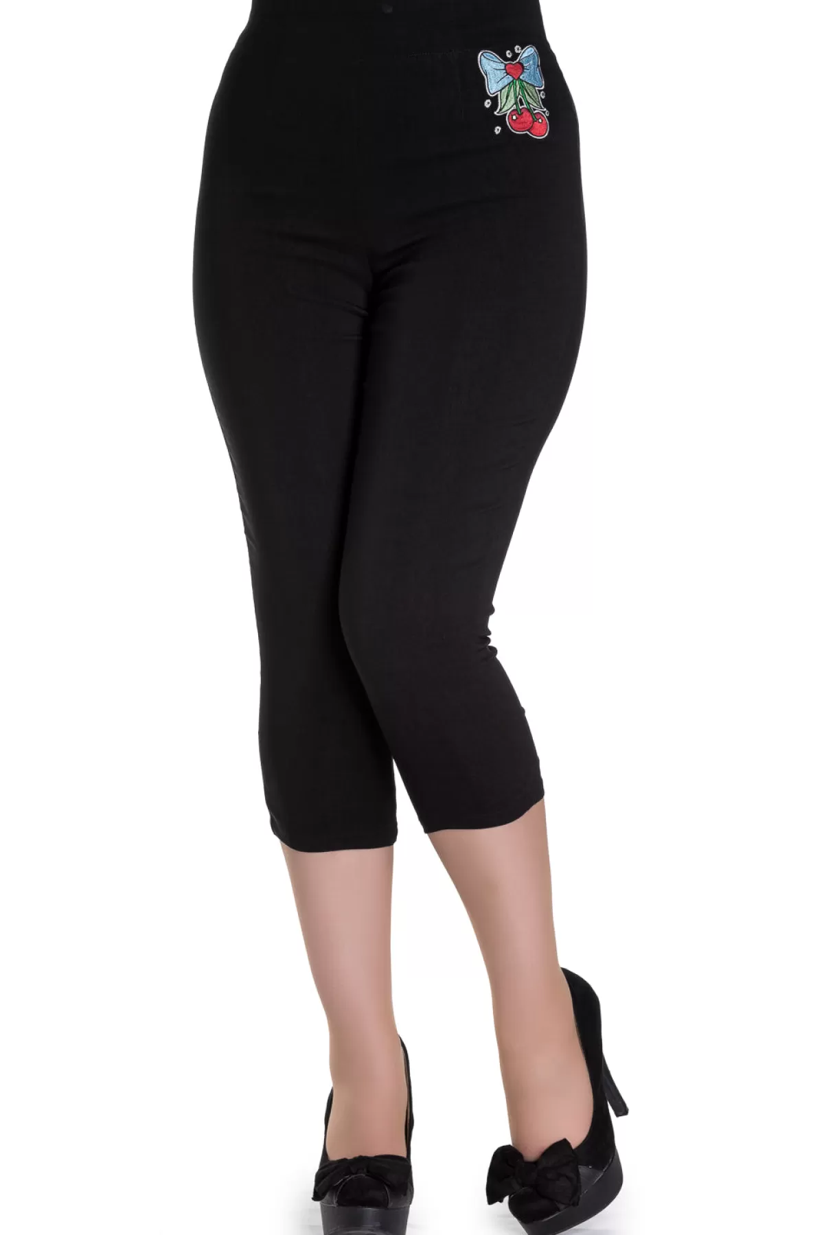 Capris*Hell Bunny Anna Capris Black