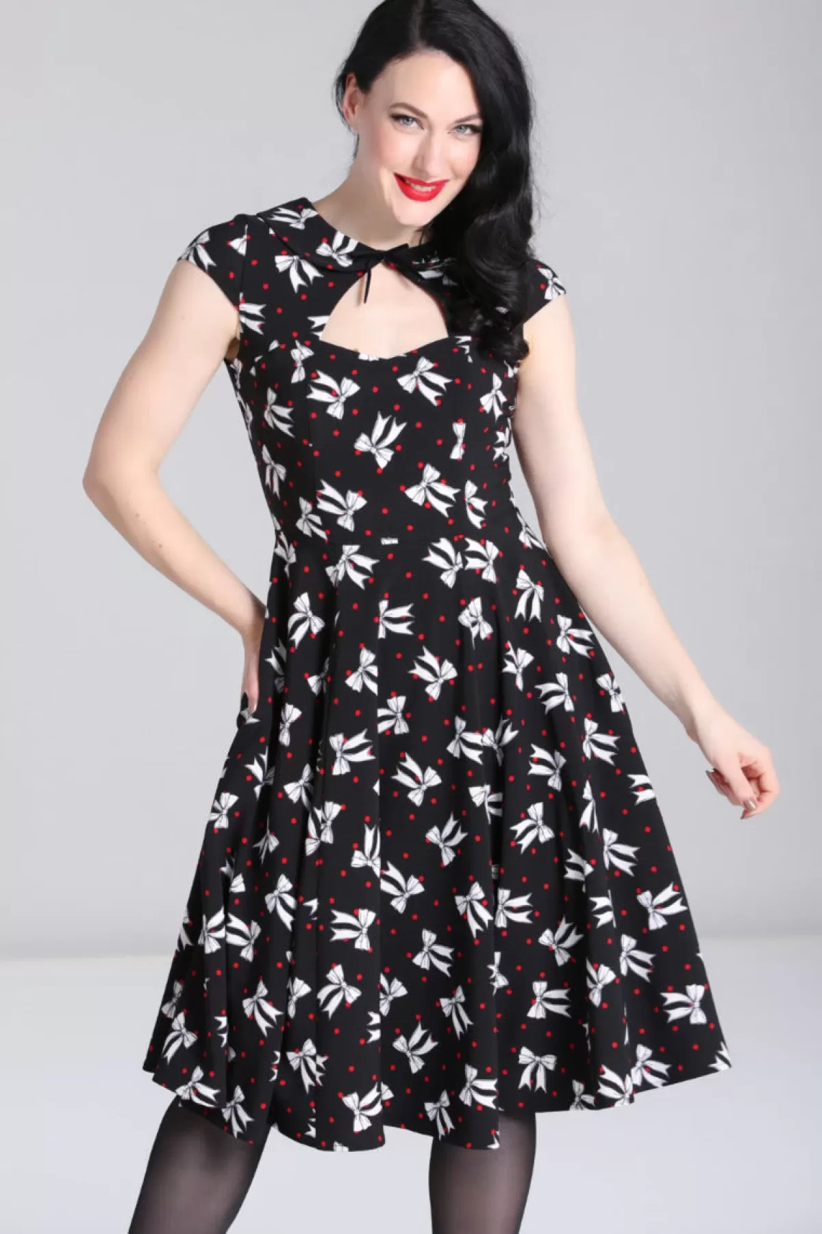 Midi Dresses*Hell Bunny Bobbie Midi Dress Black