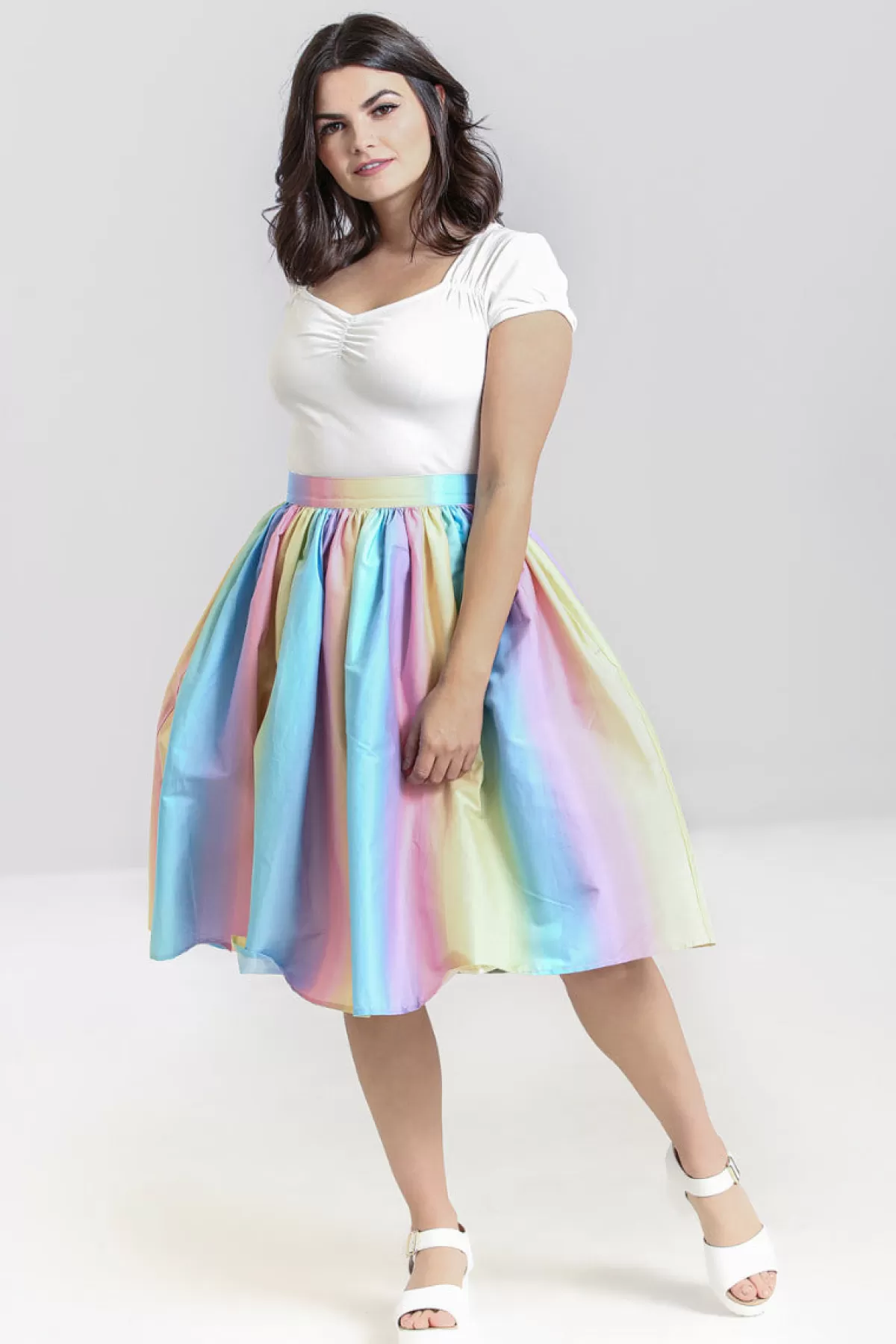 Midi Skirts*Hell Bunny Halo 50'S Skirt Multi Colour