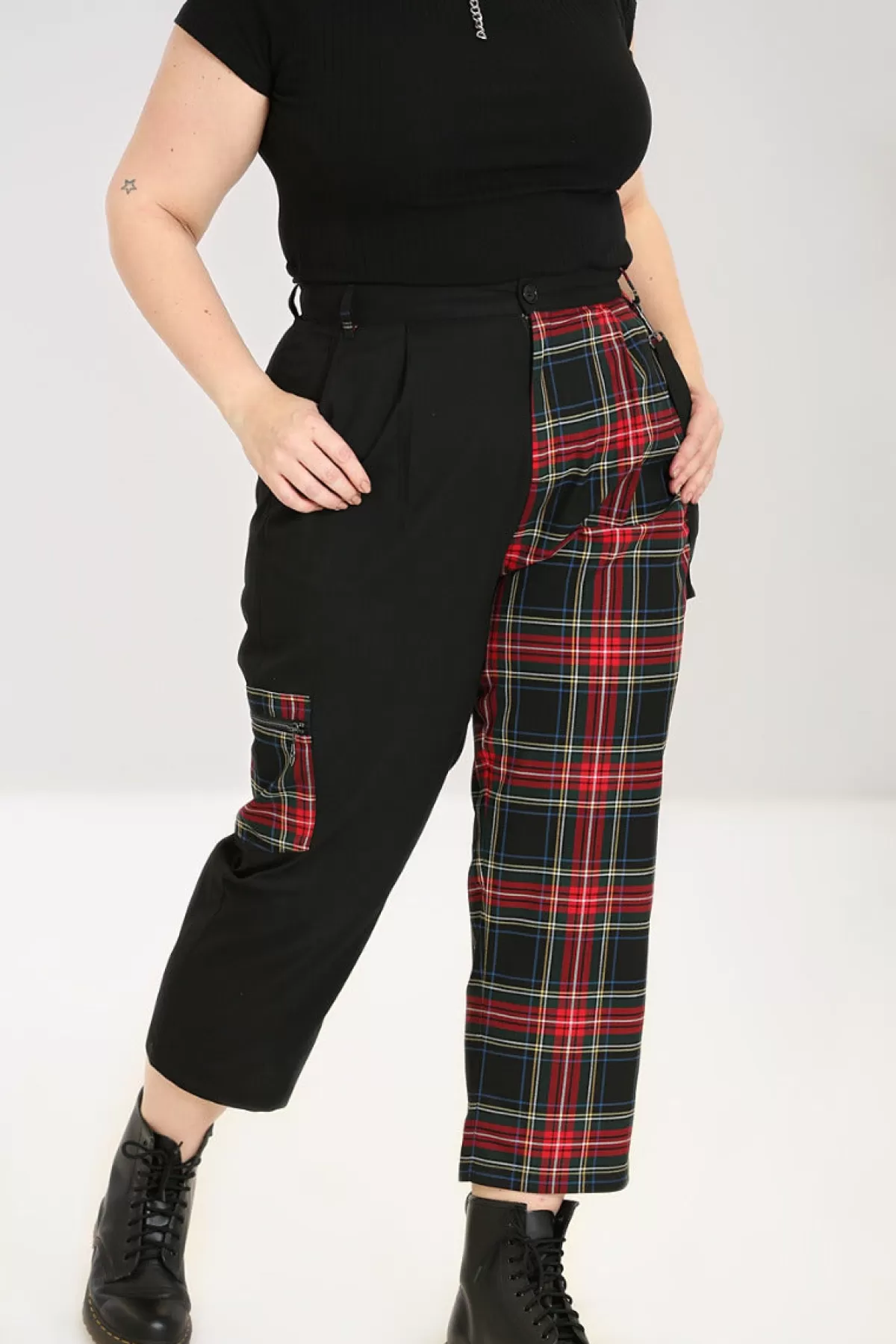 Trousers*Hell Bunny Heather Trousers Black