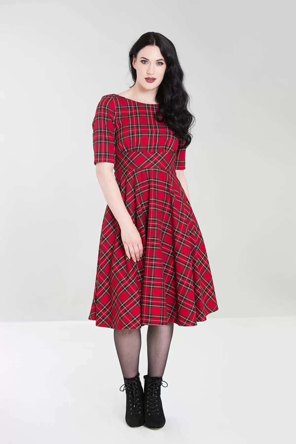 Midi Dresses*Hell Bunny Irvine 50'S Dress Red