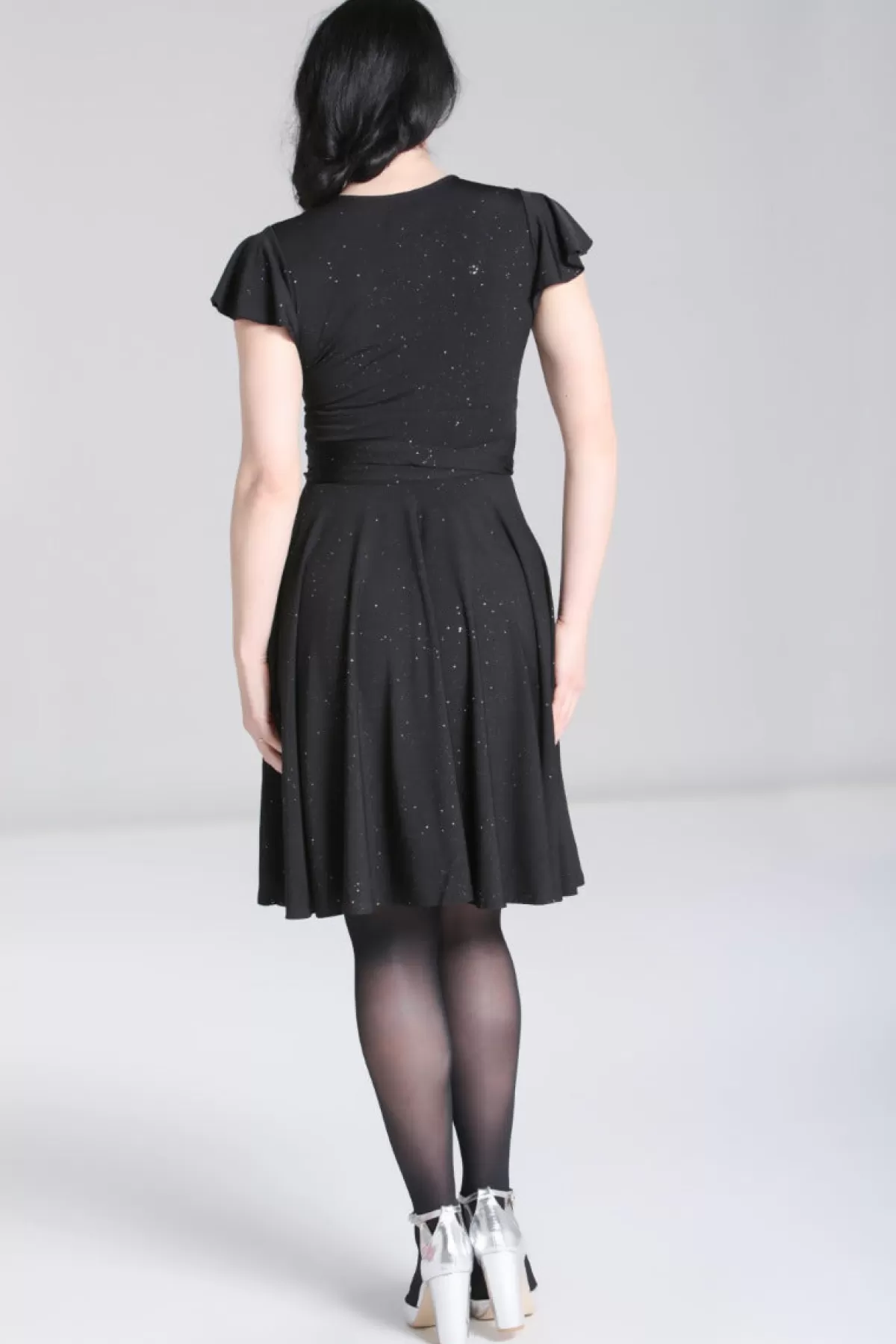 Knee Dresses*Hell Bunny Luna Dress Black