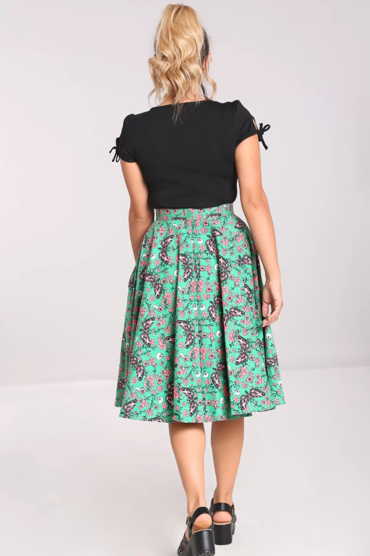 Midi Skirts*Hell Bunny Madilynn 50'S Skirt Green