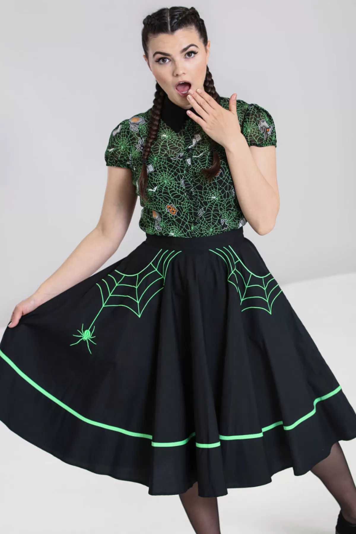 Midi Skirts*Hell Bunny Miss Muffet 50'S Skirt