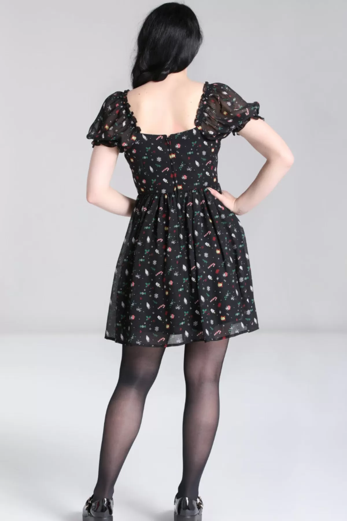 Mini Dresses*Hell Bunny Natalie Mini Dress Black