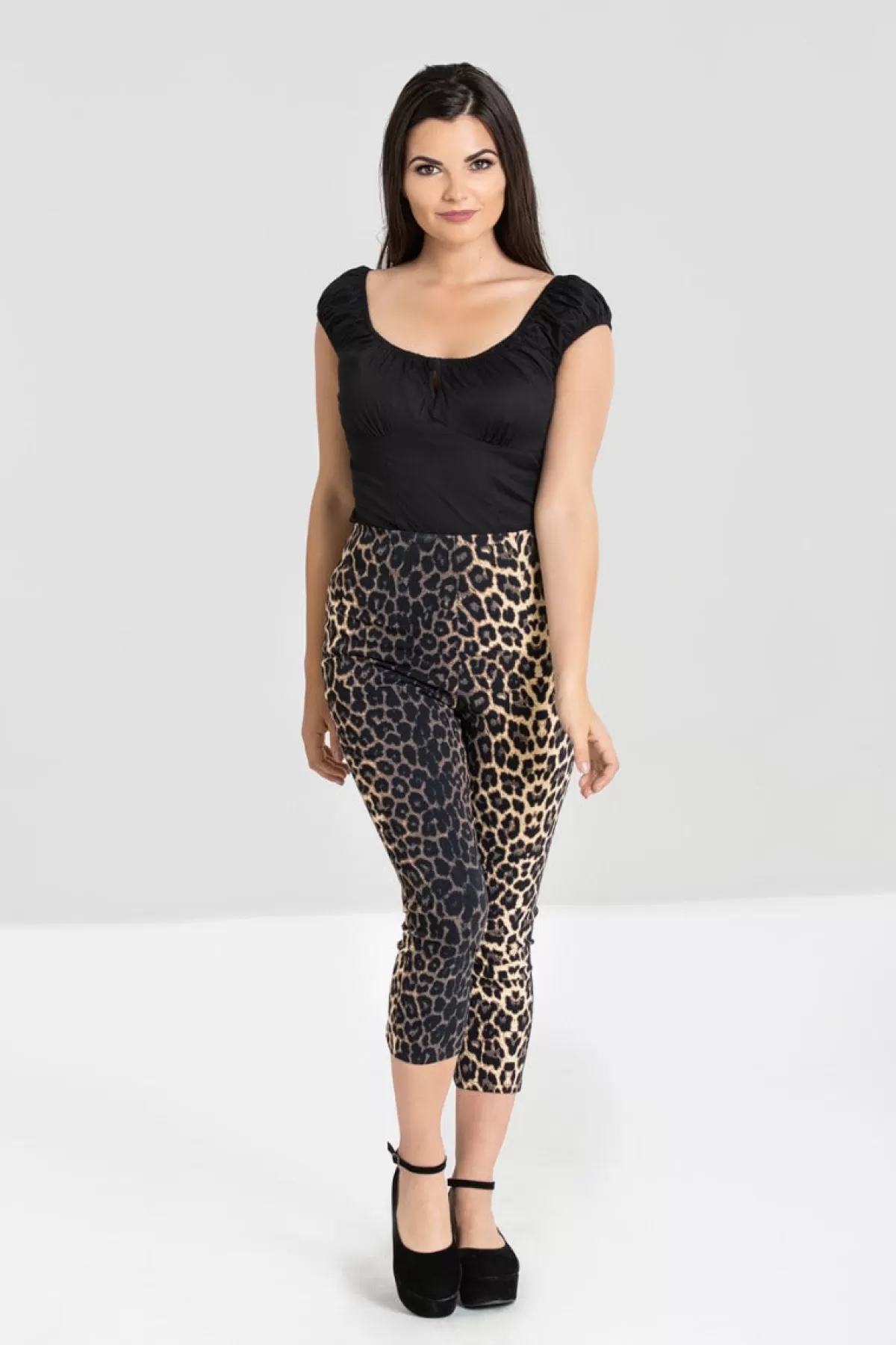 Capris*Hell Bunny New Panthera Capris Leopard