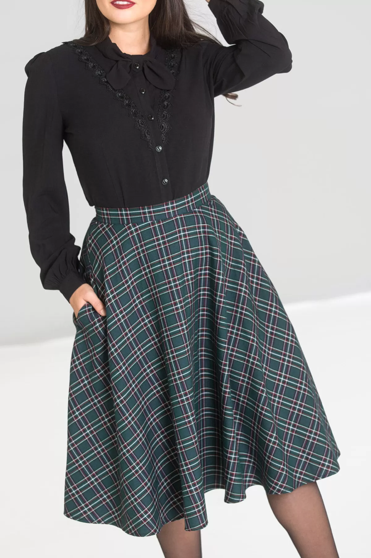 Midi Skirts*Hell Bunny Peebles 50'S Skirt