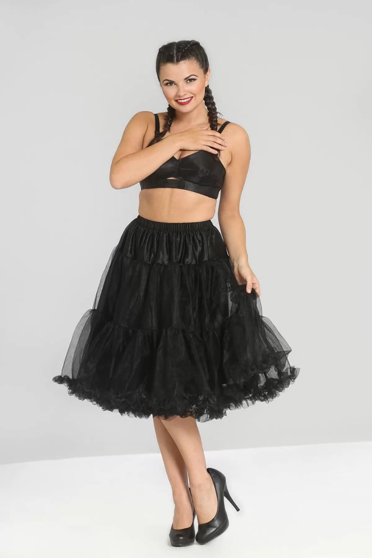 Petticoats*Hell Bunny Polly Petticoats Black