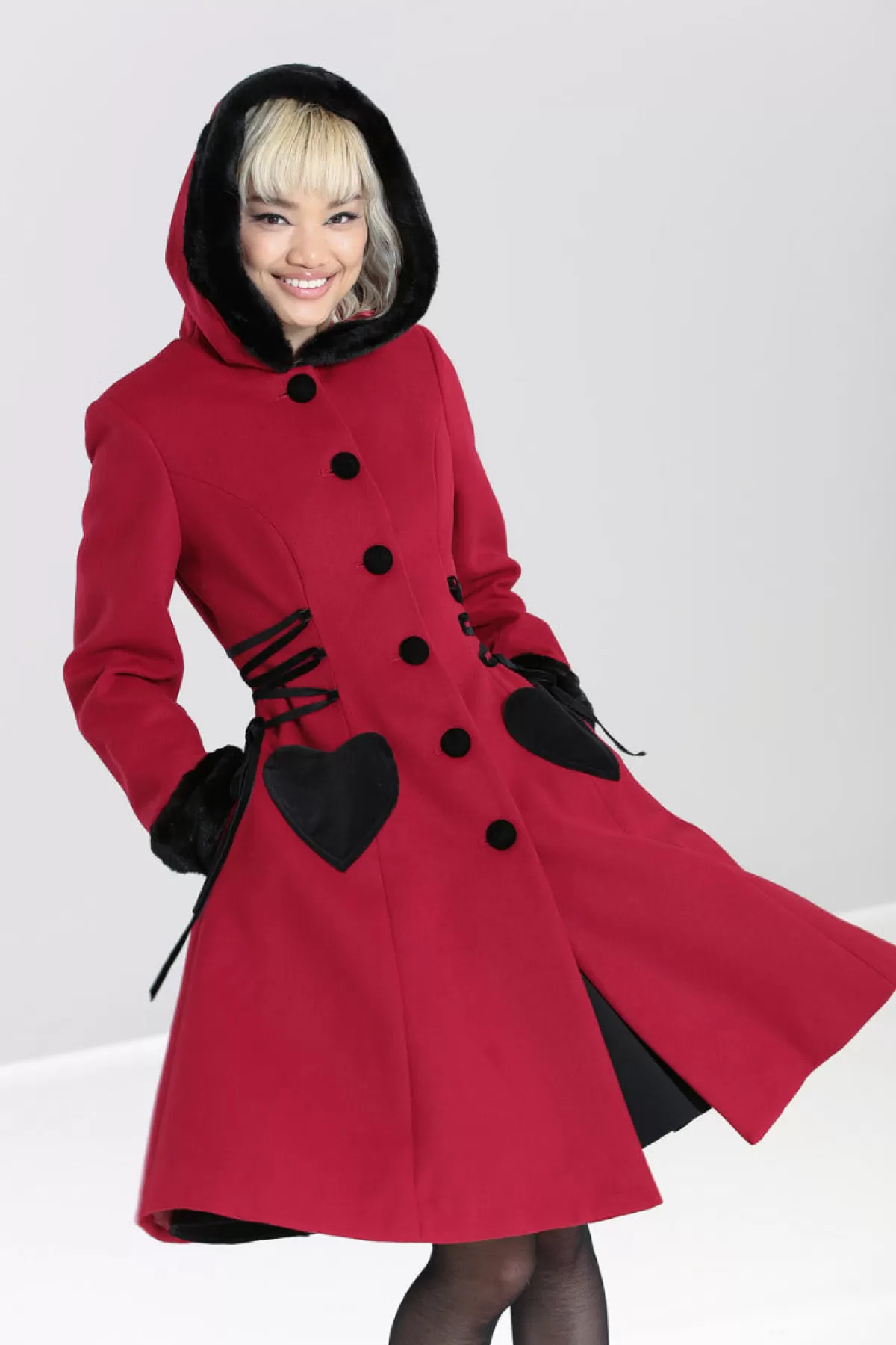 Coats*Hell Bunny Scarlet Coat