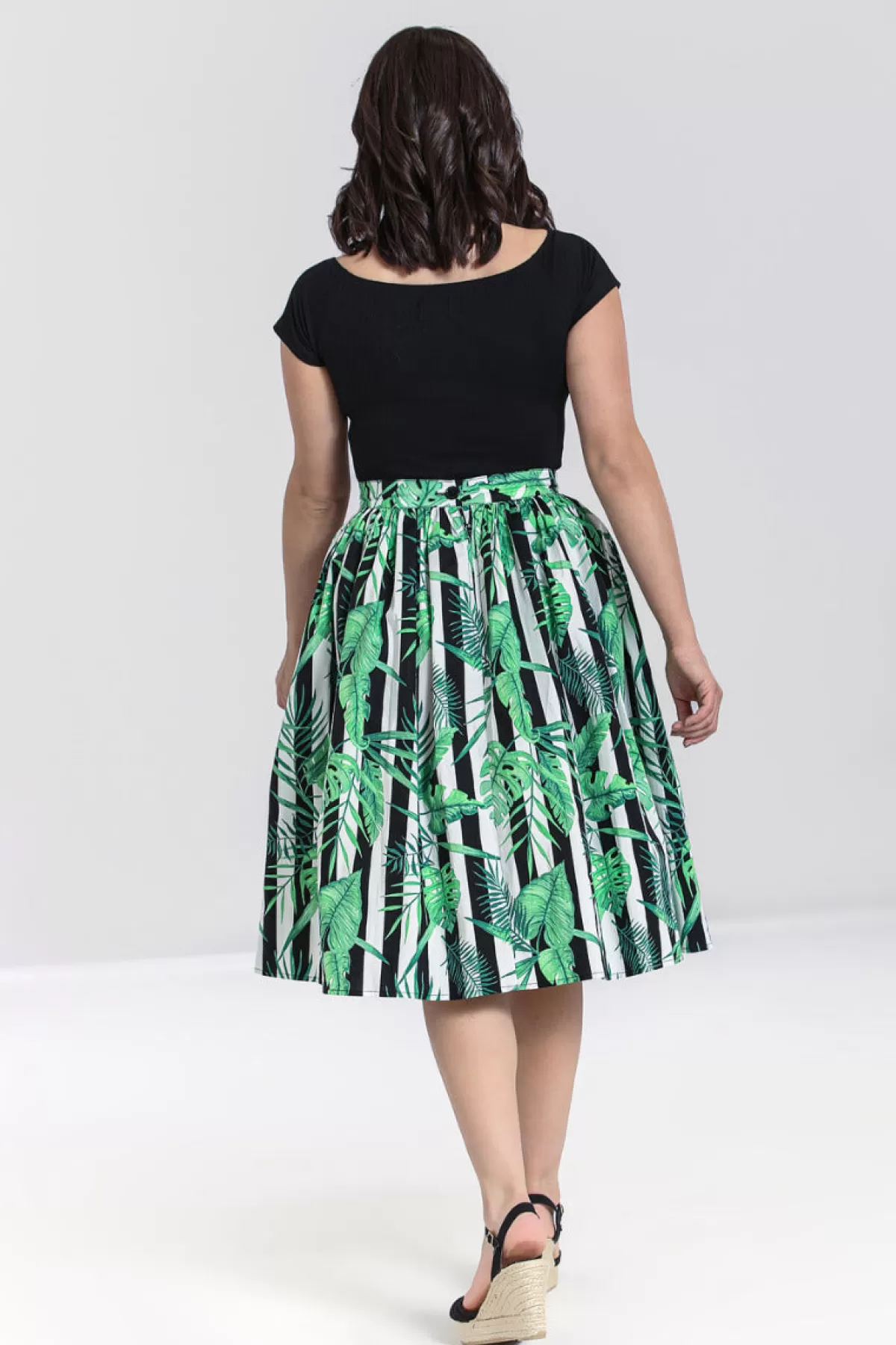 Midi Skirts*Hell Bunny Solana 50'S Skirt Black