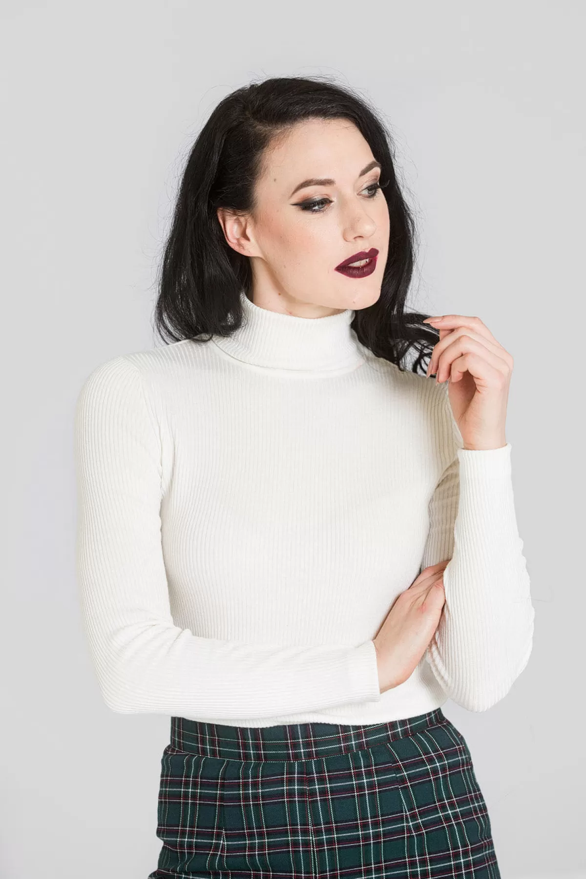 Knitted Tops*Hell Bunny Spiros Top-Sale Ivory