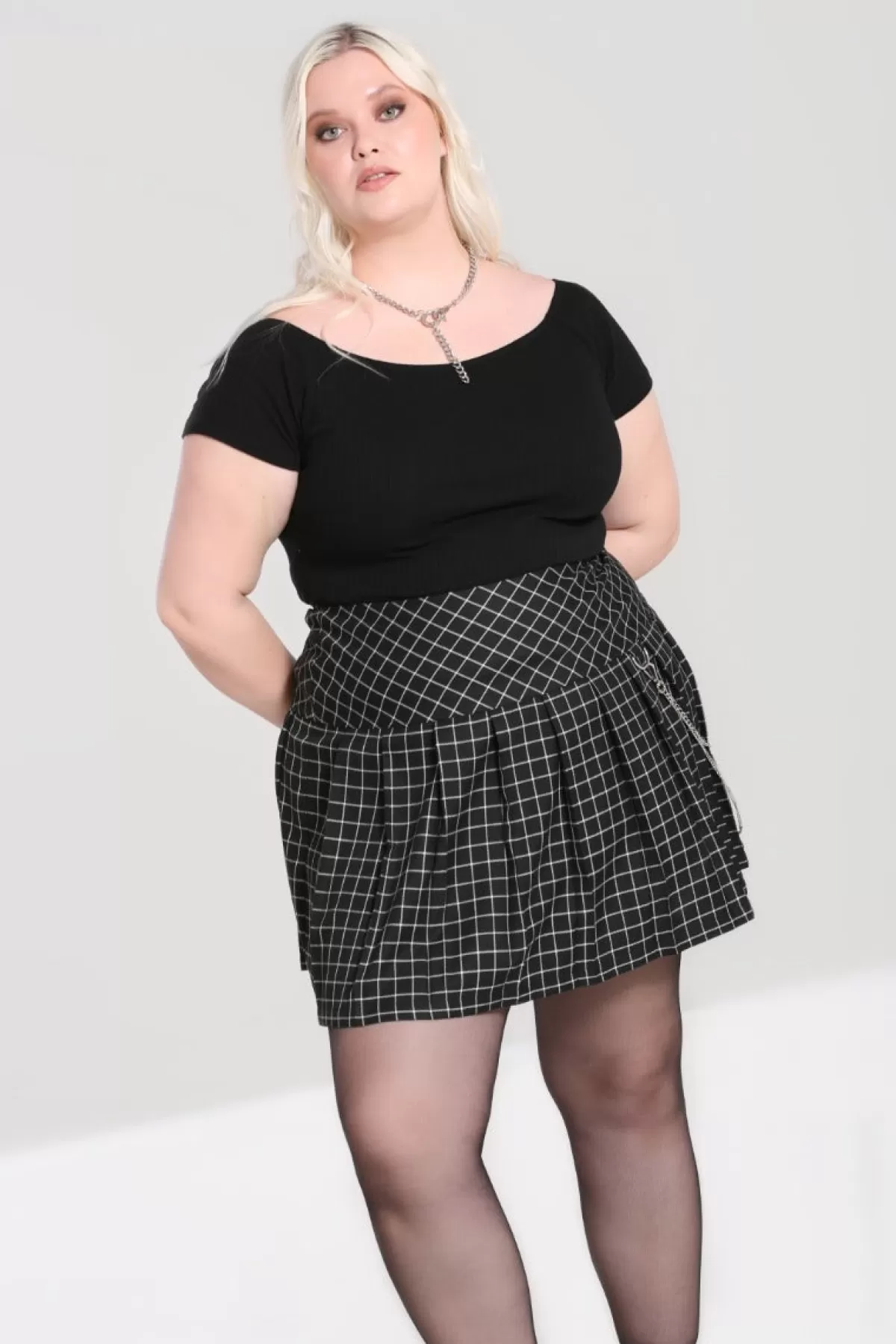 Mini Skirts*Hell Bunny Tate Mini Skirt Black