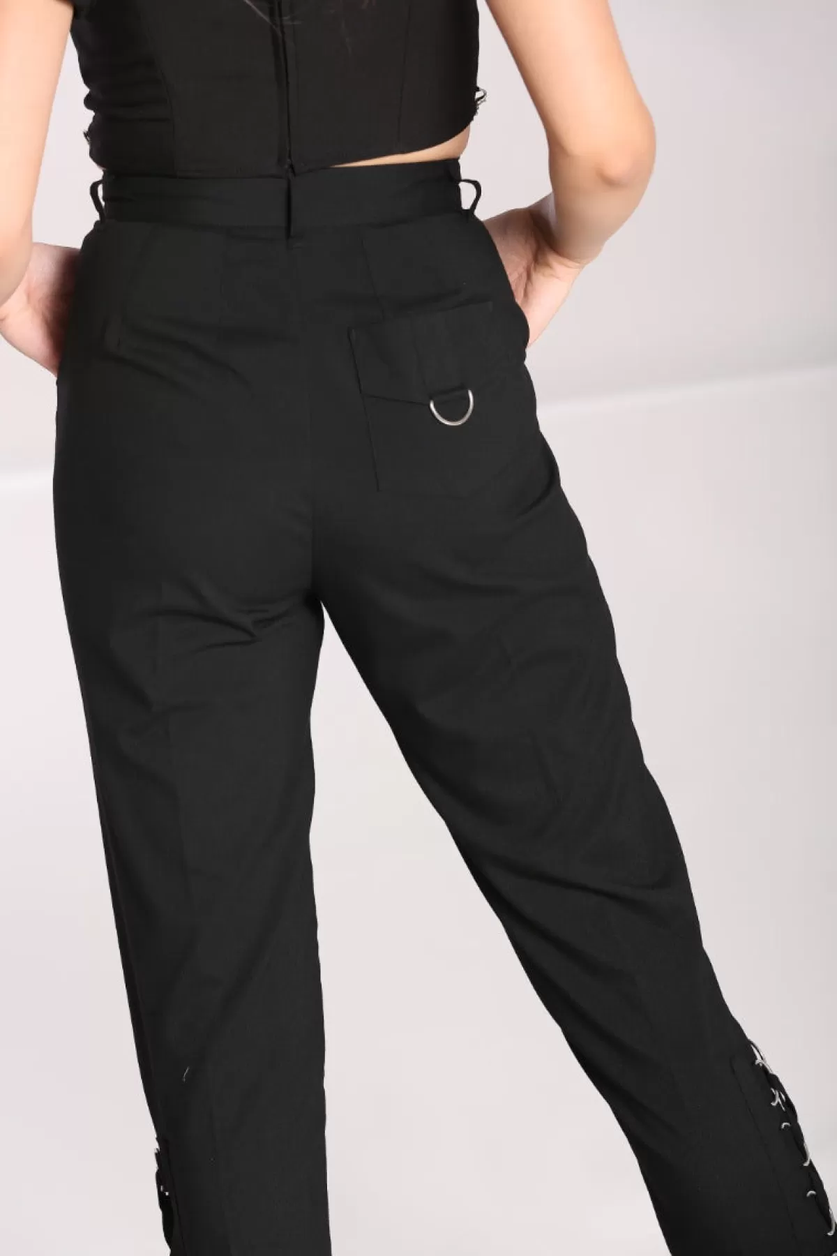 Trousers*Hell Bunny Tifa Trousers Black